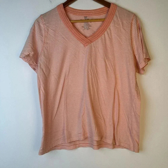 Coral Bay Stripped Tee Shirt - Picture 1 of 3